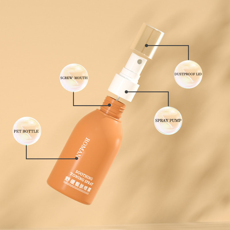 100 ml de 120 ml de 150 ml de botella de spray de plástico con fina inventario de tóner botella de viaje de recarga de tóner para perfume cosmética de crema de loción