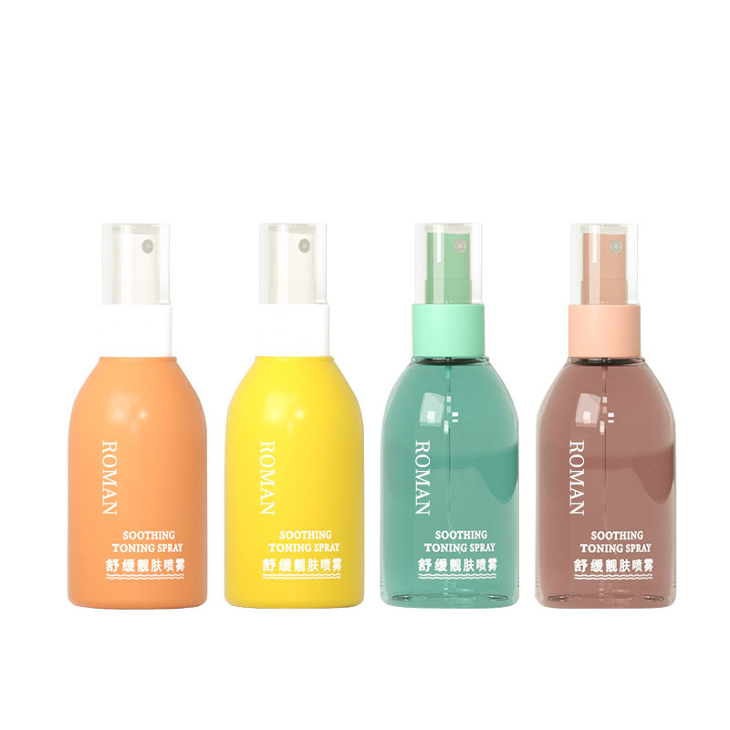 100 ml de 120 ml de 150 ml de botella de spray de plástico con fina inventario de tóner botella de viaje de recarga de tóner para perfume cosmética de crema de loción