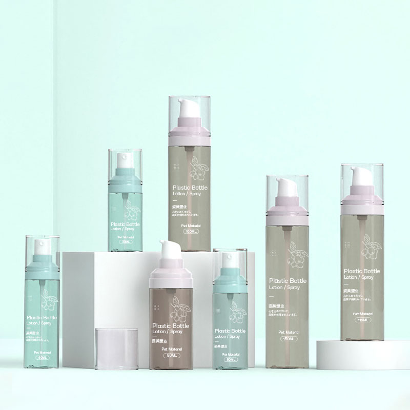 30ml 50ml 100ml 120ml 150ml Cabello Facial Facial Mist Bottle Bottle de cuidado de la pulsación solar Cosmética Botella de spray Bottle con tapa