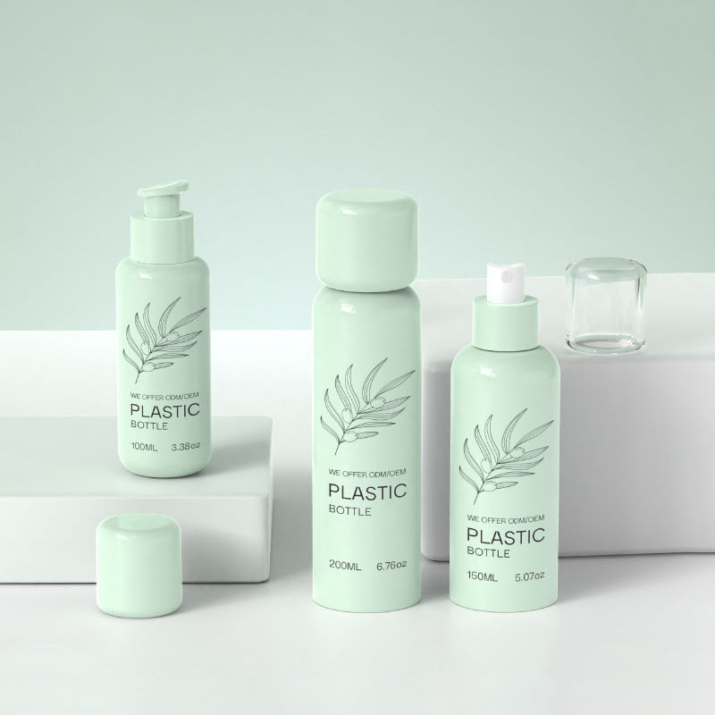 50ml 100ml 120ml 150ml 200ml Sub botella cosmética de plástico para mascotas para desinfectante de protección solar