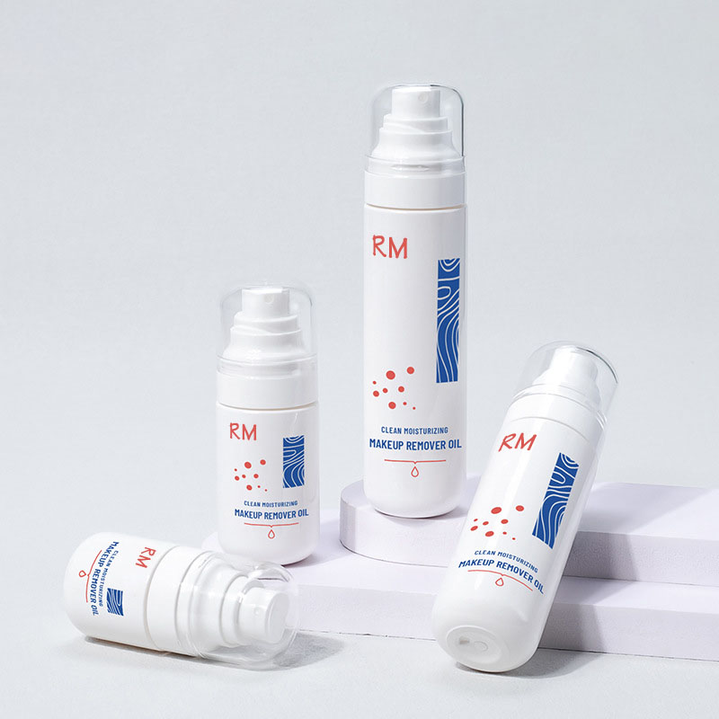 50ml 80ml 100 ml de plástico vacío blanco Cosmética Cleansing Aceite de mascota Cosco de tóner de neblina Botella